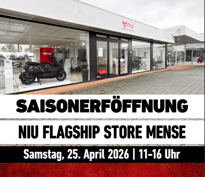 SAISONERÖFFNUNG NIU FLAGSHIP STORE MENSE