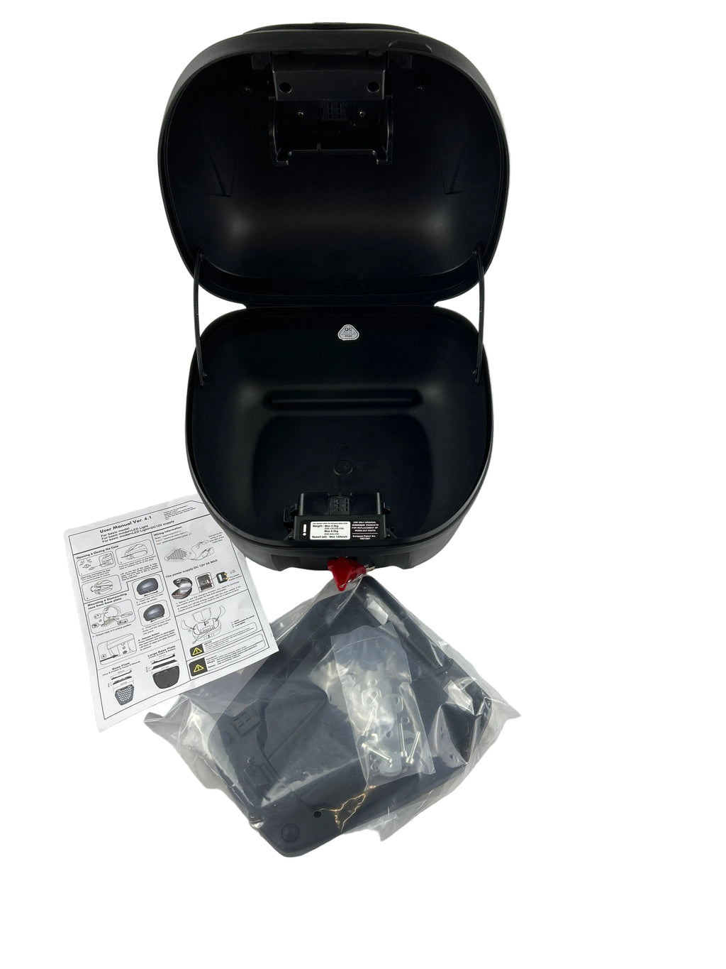 Topcase Tailbox | 28 Liter Schwarz mit Reflektor universal