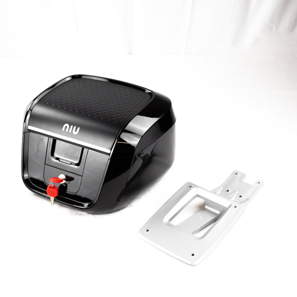 NIU Top Case inkl. Gepäckträger – Schwarz, 14L für N-Serie | 5N1G1903J